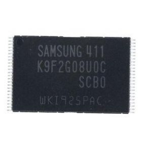 K9F2G08U0C 256 Mb (2048+64 bytes) , 3.3V, TSOP-48, NAND. 